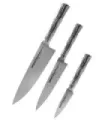 Conjunto de 3 peças Samura série Bamboo, Kit essencial para chefs ⚔️
