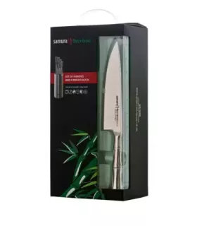 Set van 4 stukken Samura Bamboo, essentieel voor chefs