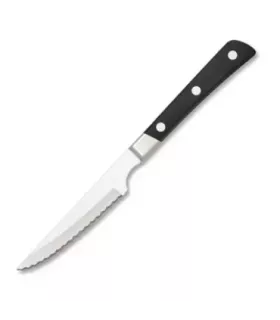 Cuchillo de cocina chuletero con sierra, hoja 11,10 cm. ⚔️