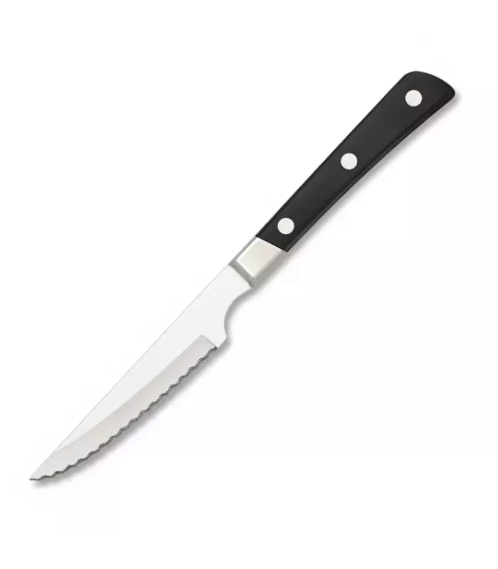 Cuchillo de cocina chuletero con sierra, hoja 11,10 cm. ⚔️