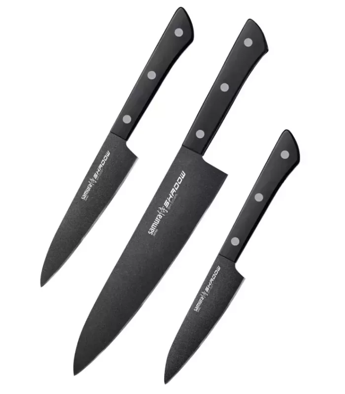 Conjunto de Facas Samura Shadow para Chefe ⚔️