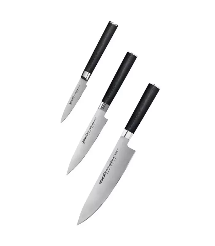 Set de 3 couteaux de cuisine Samura MO-V ⚔️