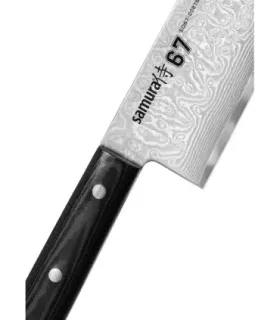 Samura Damascus Series Chef Knife, 24 cm blade.