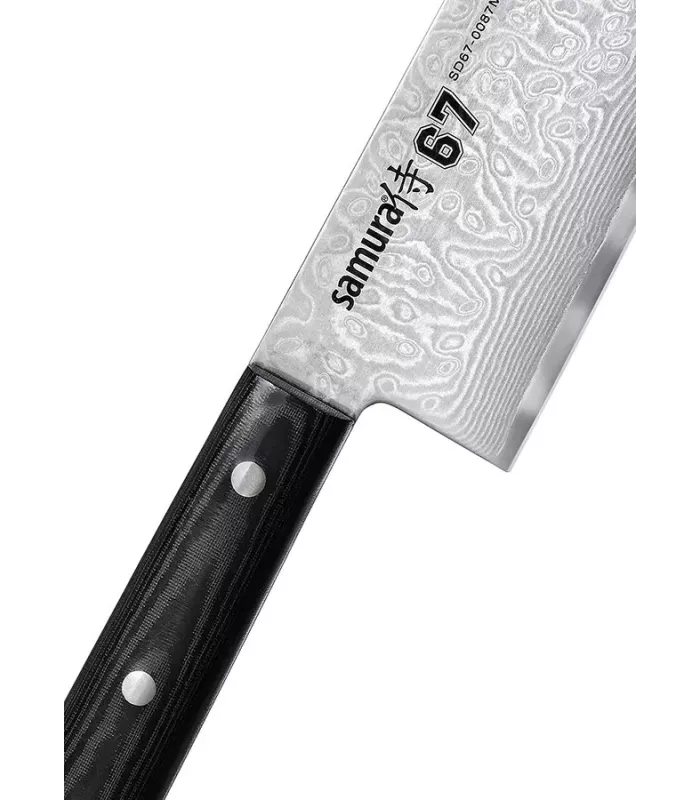 Faca de Chef Samura série Damascus, lâmina de 24 cm. ⚔️