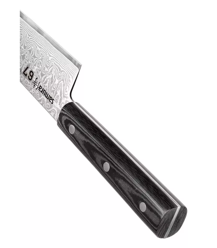 Faca de Chef Samura série Damascus, lâmina de 24 cm. ⚔️