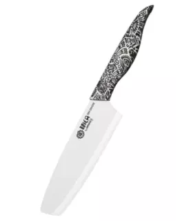 Cuchillo cerámica Nakiri Samura serie INCA ⚔️