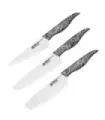 Set of 3 Samura ceramic knives, INCA series ⚔️