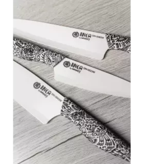 Set de 3 couteaux en céramique Samura série INCA