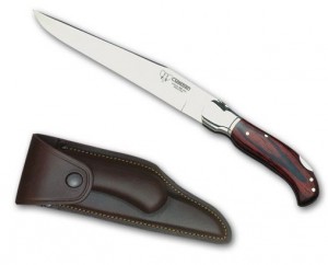 Cuchillo de caza plegable con mango en estamina y hoja de 17 cms 300x242 - Coltelli con manico in stamina