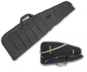 Funda Negra acolchada para rifle 300x248 - Custodie per fucili