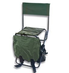 silla con mochila - Cose imprescindibili per fare camping