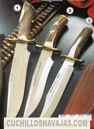 Cuchillos Magnum Alcaraz con puno de asta de ciervo 328x450 - Grande varietà di coltelli da caccia