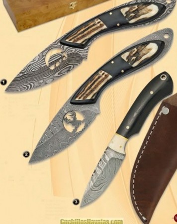 Cuchillos caza damasco 356x450 - "Muela" e i suoi coltelli Kodiak