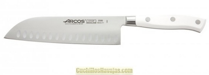 Cuchillo Santoku Arcos serie Riviera Blanco - Coltelli Santoku