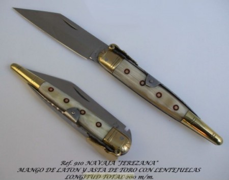 NAVAJA JEREZANA ASTA DE TORO 450x355 - Coltelli e coltellini della marca "Cuchillería Martínez"