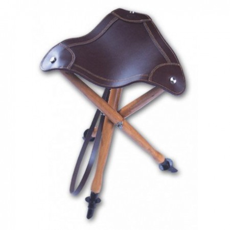 silla cuero flor para cazadores 50 cms 450x450 - La sedia e il riposo del cacciatore