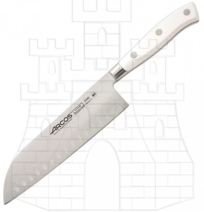 Cuchillo Santoku Riviera Blanc 658x675 - Couteaux Riviera Blanc