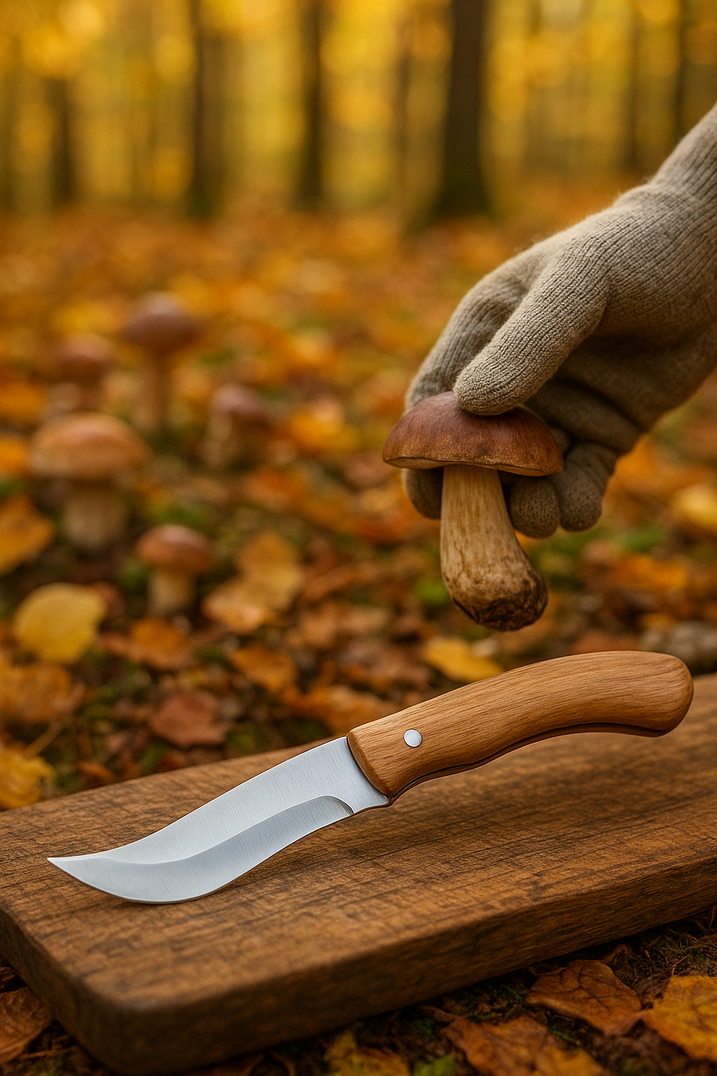 Couteaux à champignons