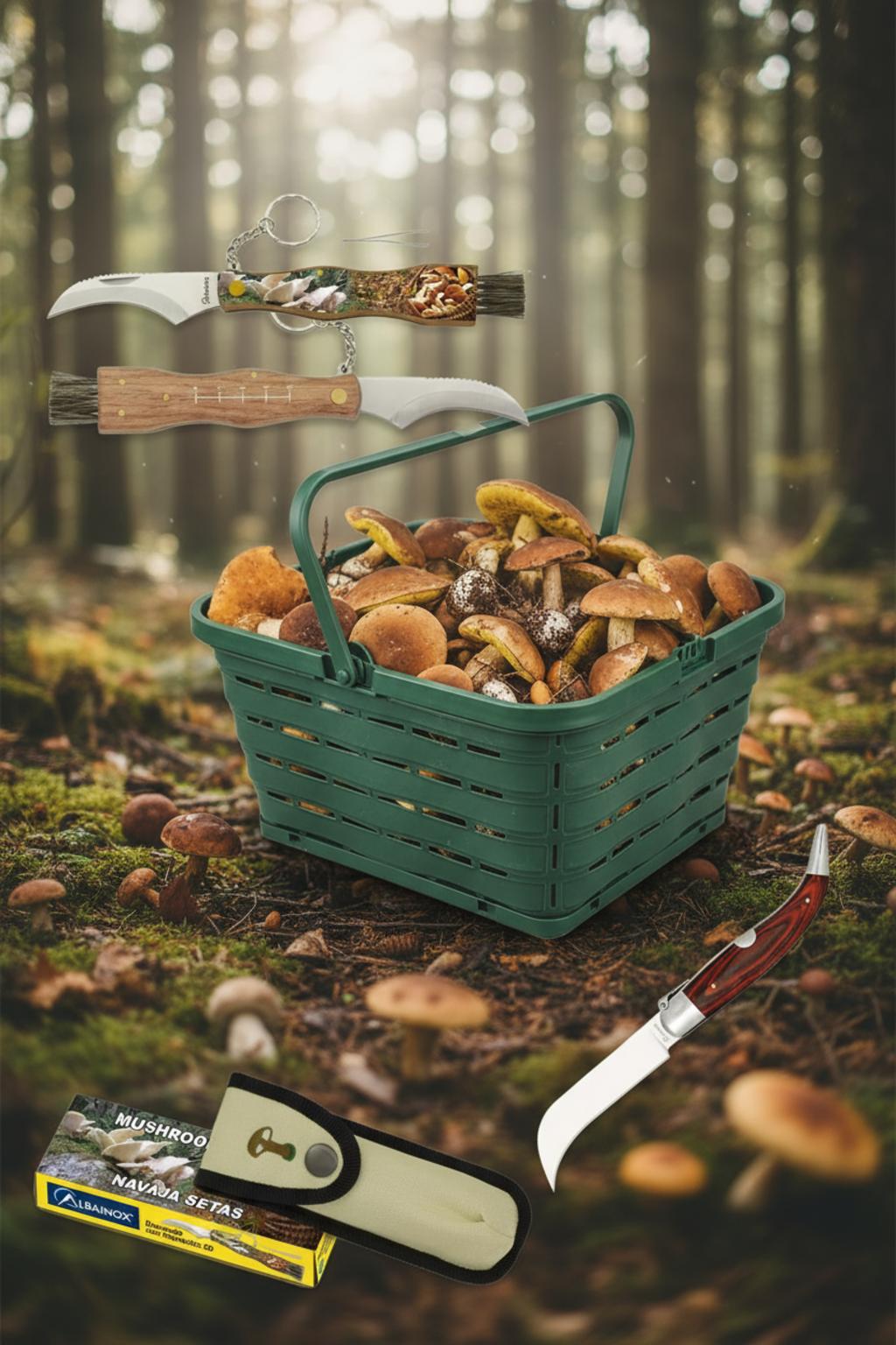 Perfect knives for picking mushrooms