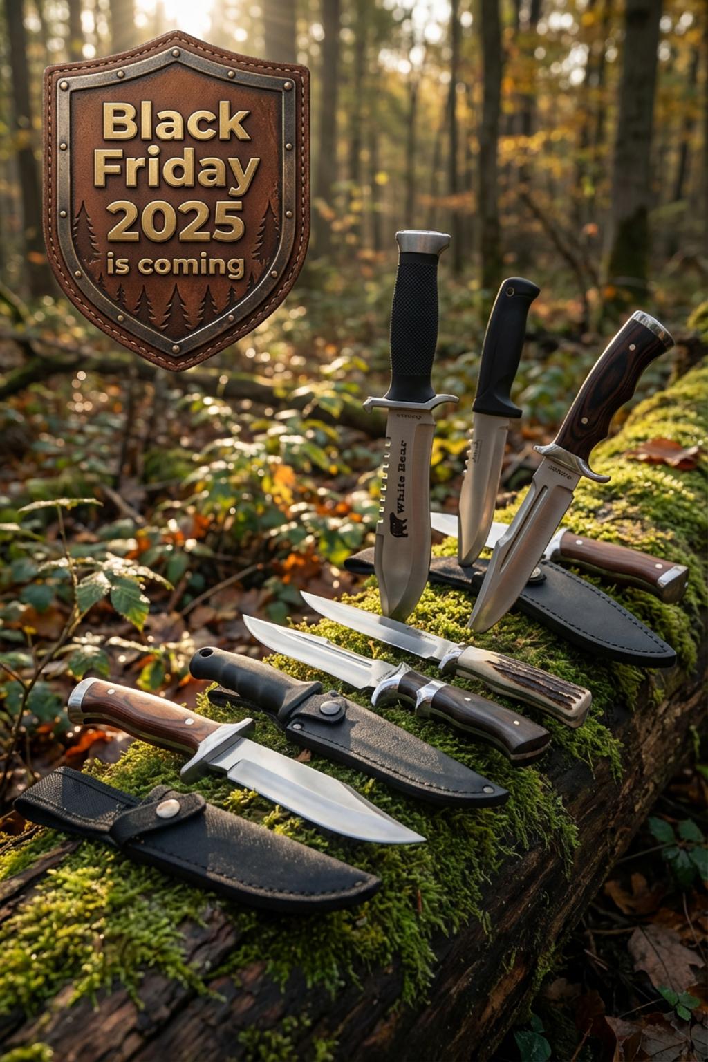 Cuchillos de caza resistentes