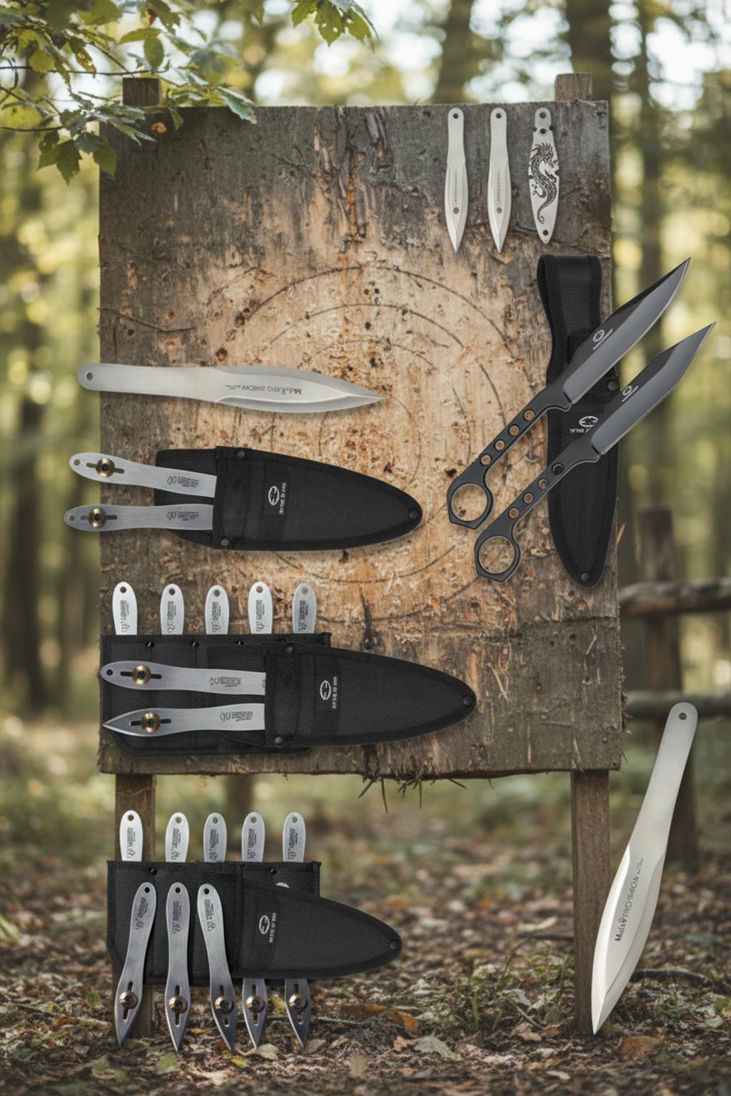 Cuchillos lanzadores precision y estilo