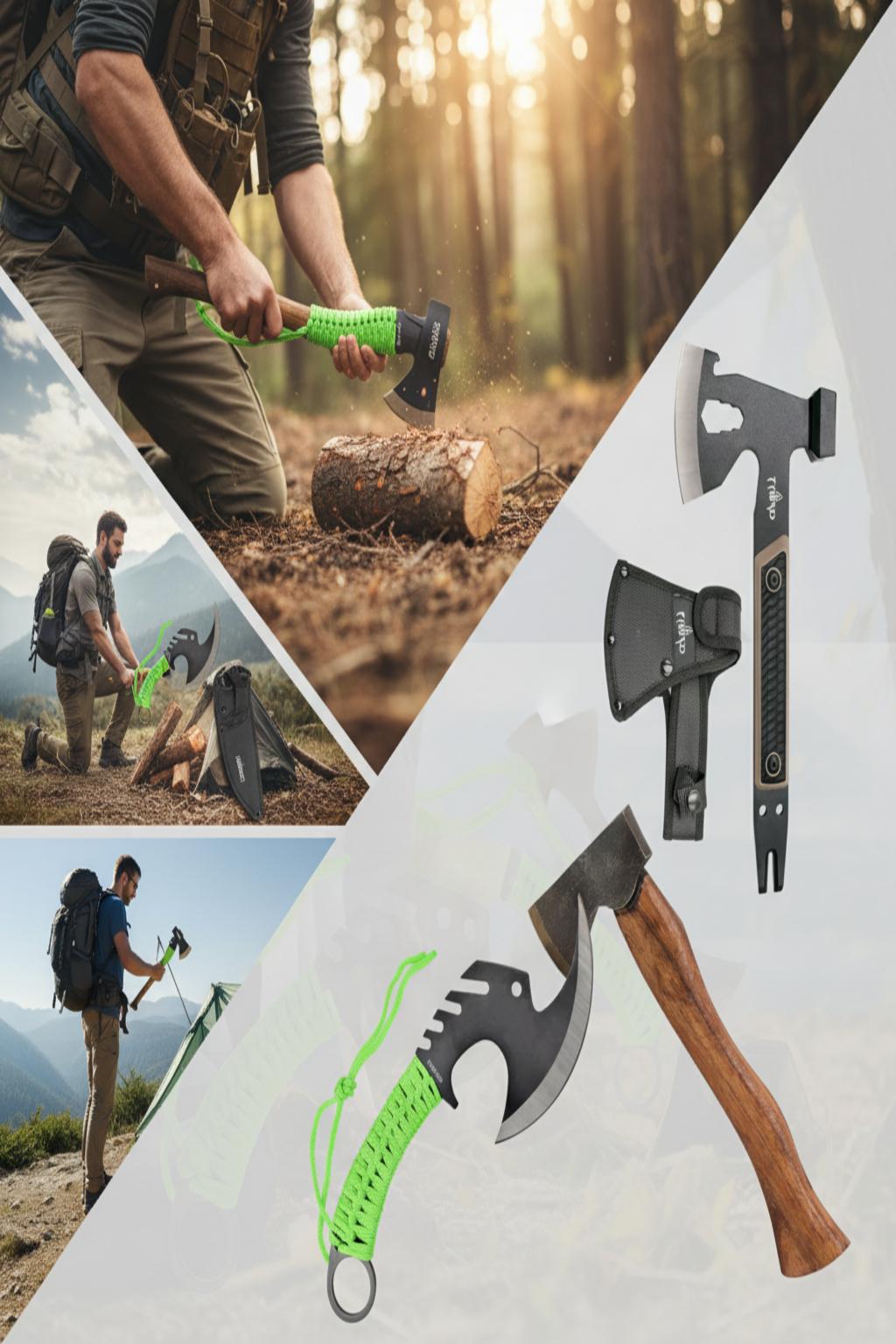 Potentes hachas para aventuras